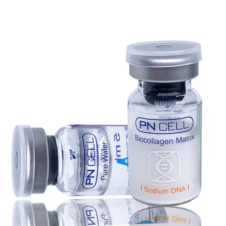 PN CELL Biocollagen Matrix PDRN ve kolajen peptit içeren, 30-60 yaş arası kadınlarda cilt nemi, elastikiyet ve sağlıklı cilt görünümünü destekleyen profesyonel bakım ürünü