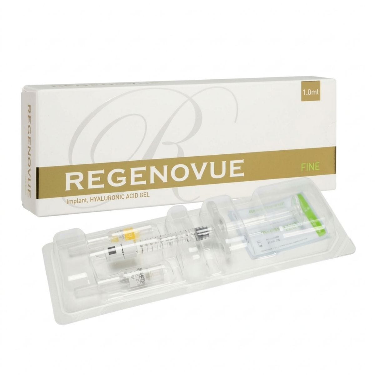 REGENOVUE Fine 1.0 ml Dermal Dolgu REGENOVUE Fine 1.0 ml hyalüronik asit dermal dolgu ürünü